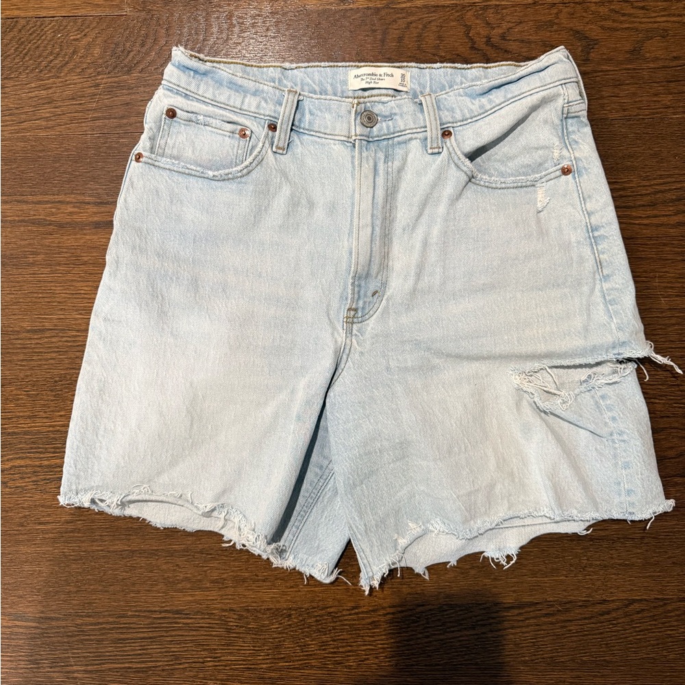 Curve Love High-Rise Light Blue Denim Shorts - Women
